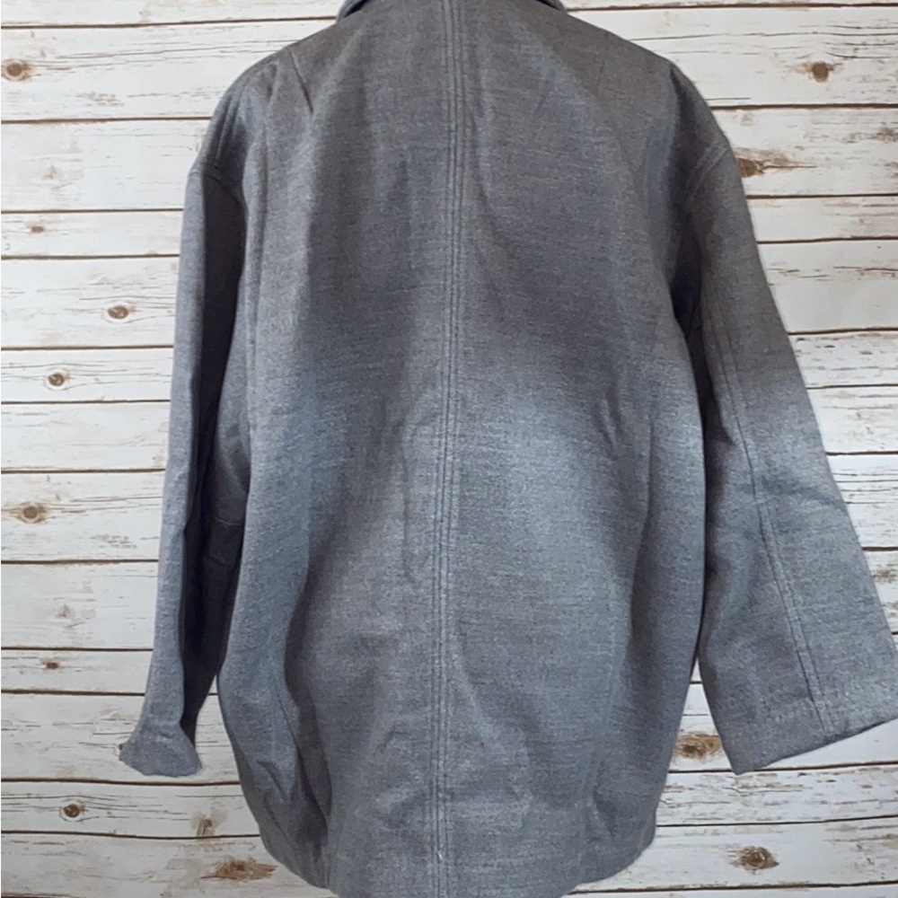 NWT Free People Hannah Slouchy Blazer- Washed Black - Picture 7 of 9